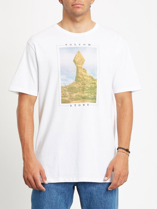 Stone Stack T-shirt - WHITE