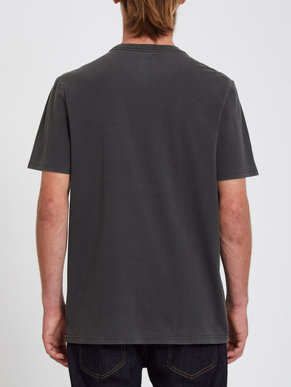 Stone Split T-shirt - BLACK