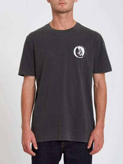 Stone Split T-shirt - BLACK