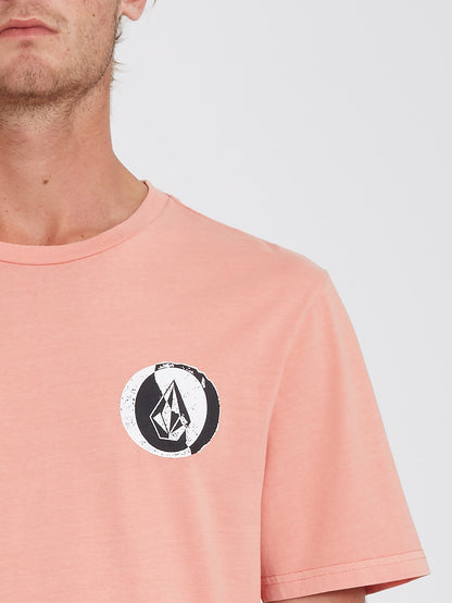 Stone Split T-shirt - CORAL