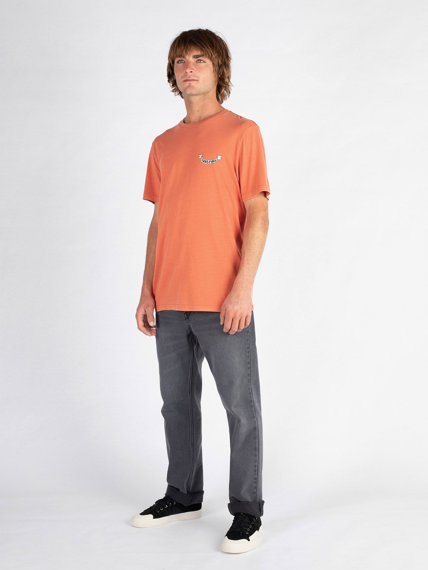 Gasp High T-shirt - BURNT OCHRE