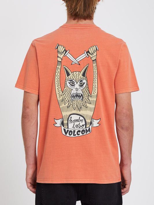 Gasp High T-shirt - BURNT OCHRE