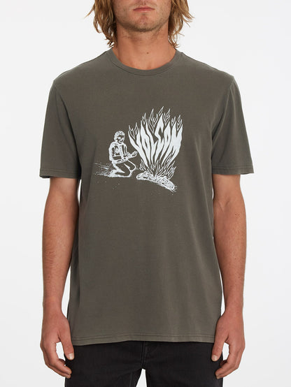 Burnher T-shirt - DARK BROWN