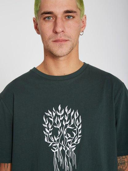 Vaderetro 2 T-shirt - CEDAR GREEN