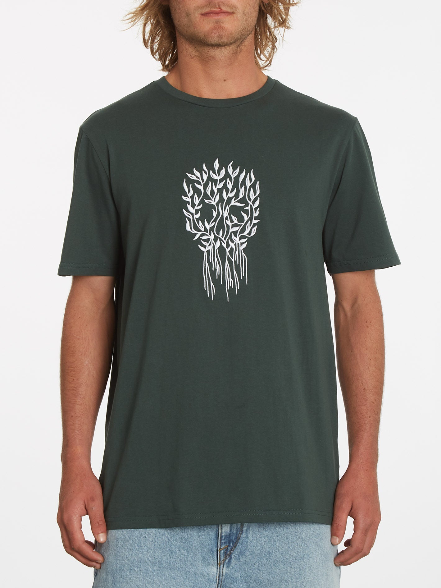 Vaderetro 2 T-shirt - CEDAR GREEN