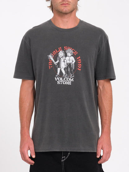 Trouble Couple T-Shirt- Black