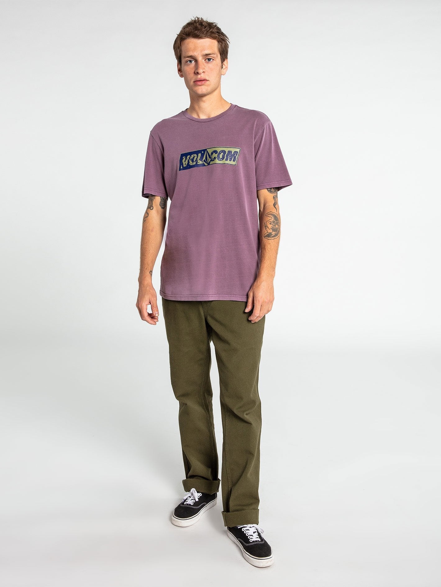 Stone Split T-shirt - ARCTIC DUST