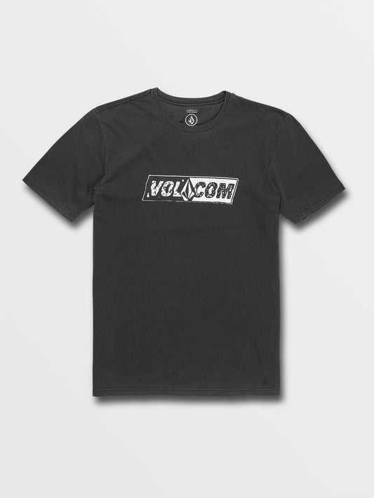 Stone Split T-shirt - BLACK