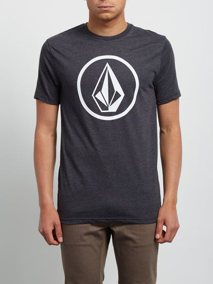 Circle Stone Heather Tee - Heather Black