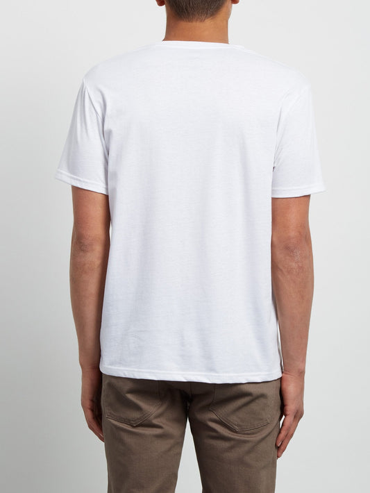 Circle Stone Heather Tee - White