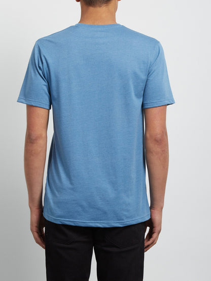Circle Stone Heather Tee - Wrecked Indigo