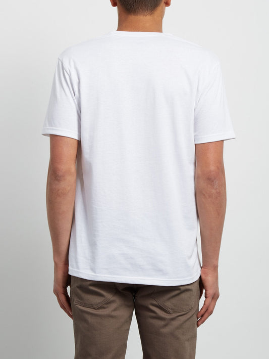 Tropical D Short Sleeve Tee - White