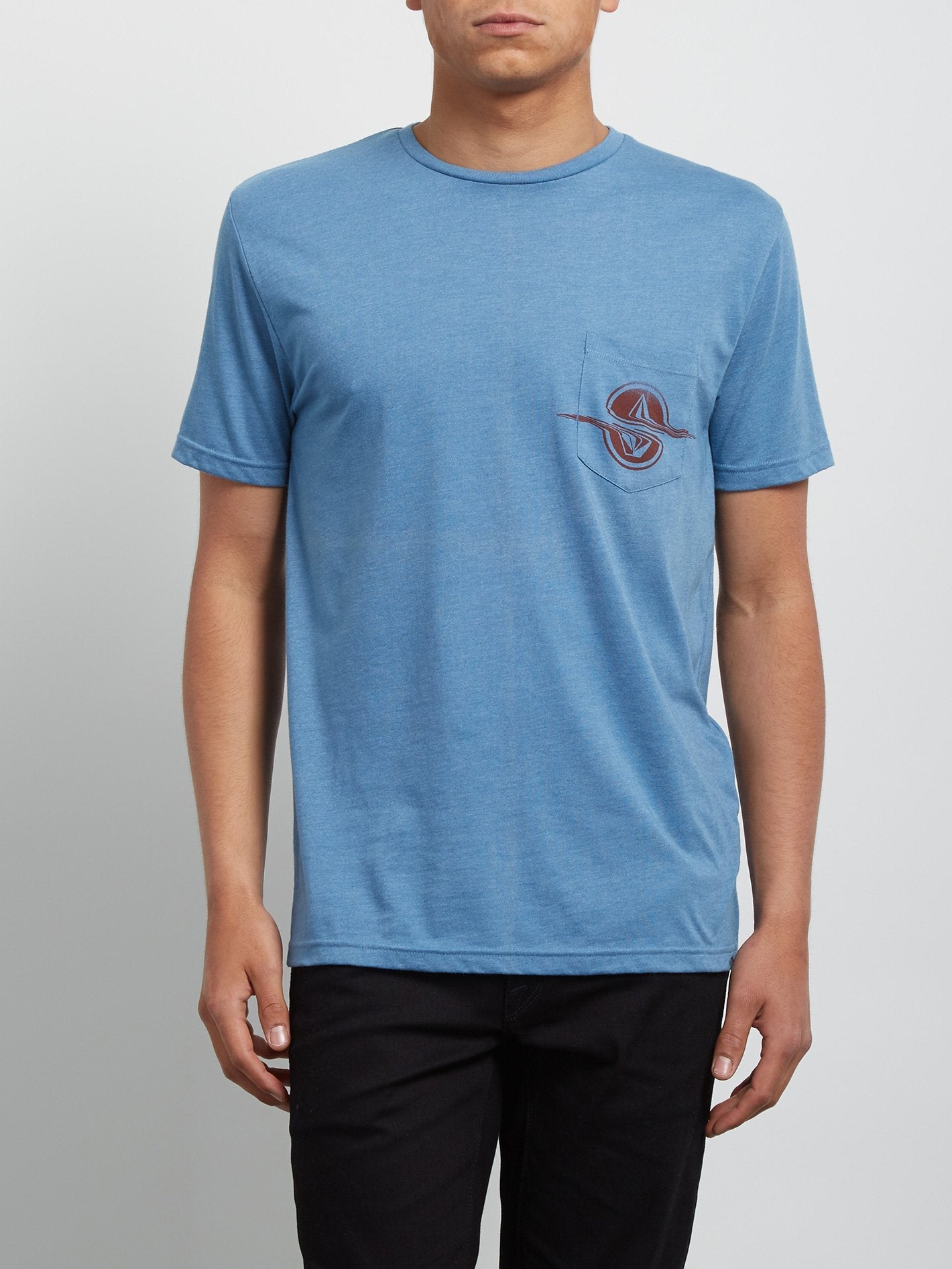 Rip Pocket Short Sleeve Tee - Wrecked Indigo