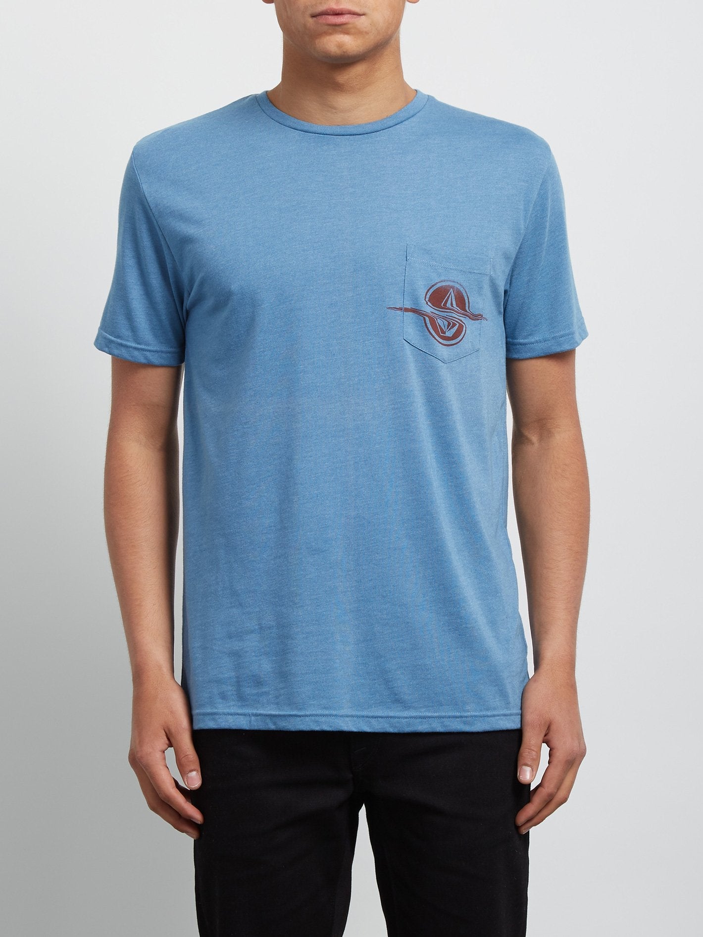 Rip Pocket Short Sleeve Tee - Wrecked Indigo