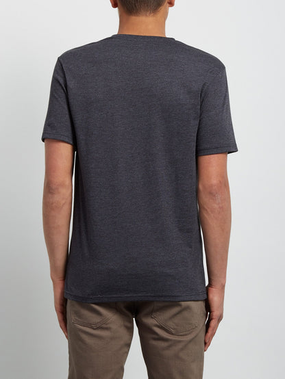 Pocket Short Sleeve Tee - Heather Black