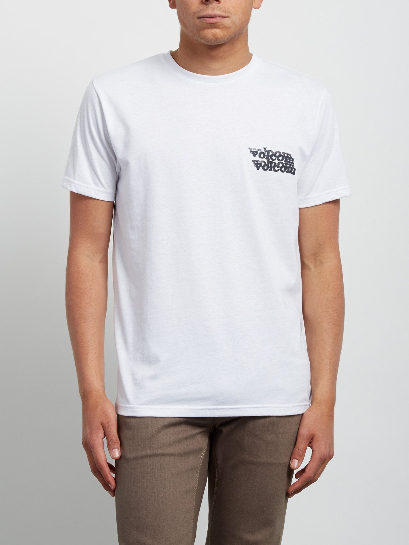 Peek A Boo Short Sleeve Tee - White