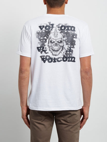 Peek A Boo Short Sleeve Tee - White