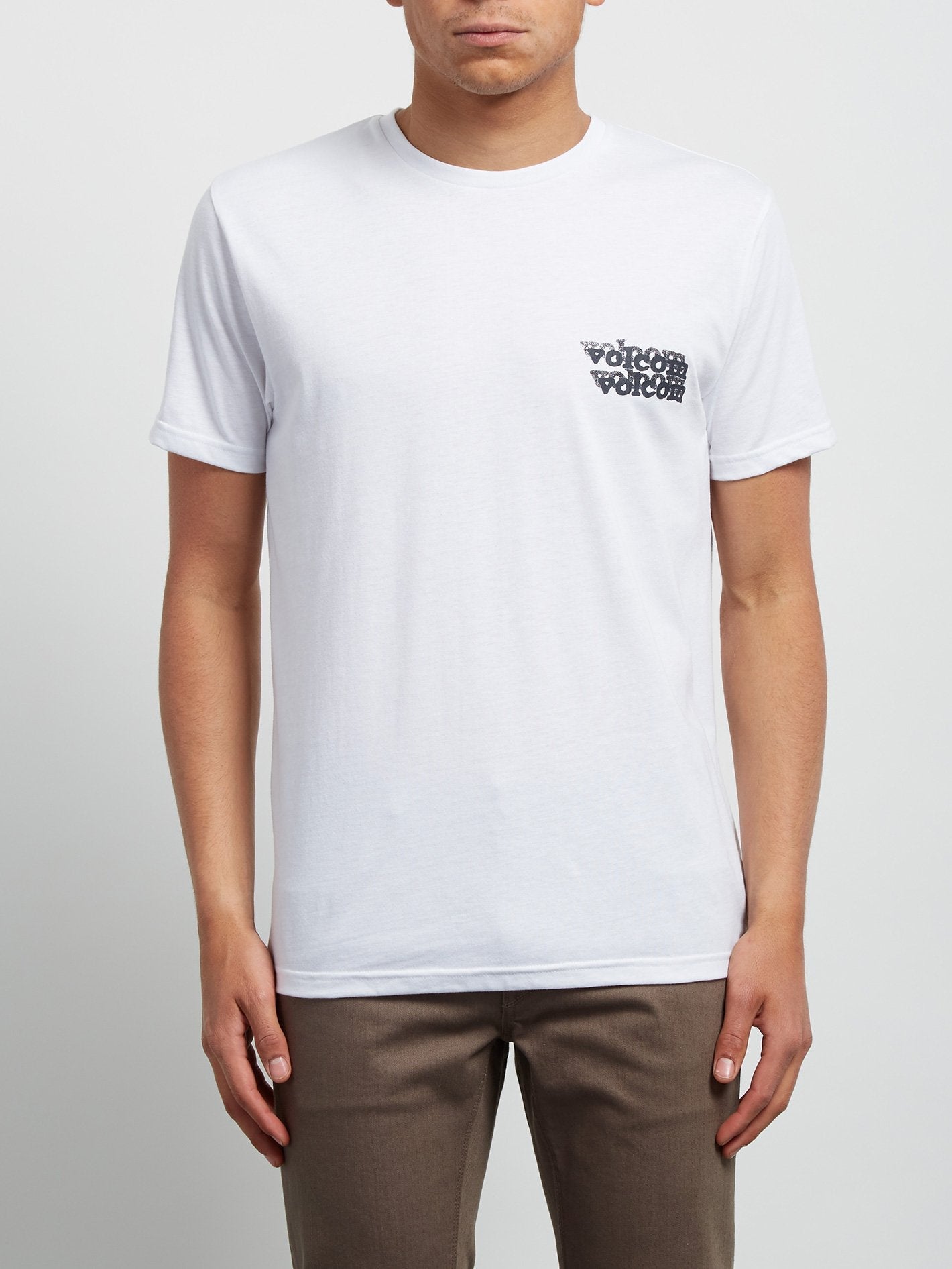 Peek A Boo Short Sleeve Tee - White