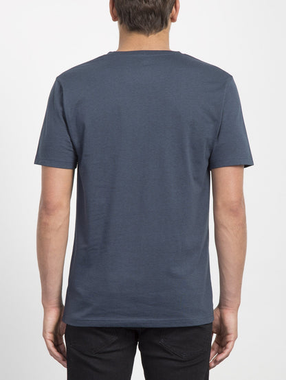 Stamp Divide T-shirt  - Indigo