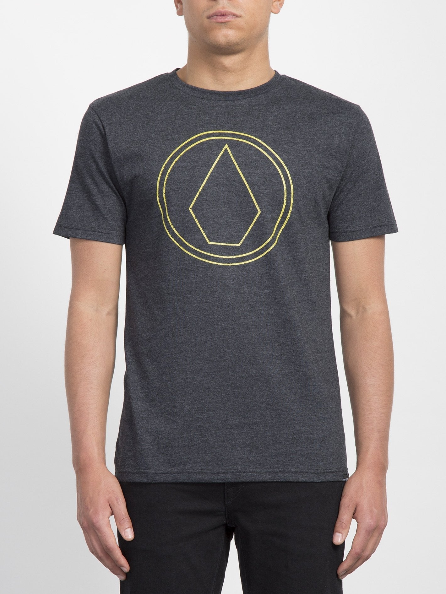 Pin Stone T-shirt  - Heather Black