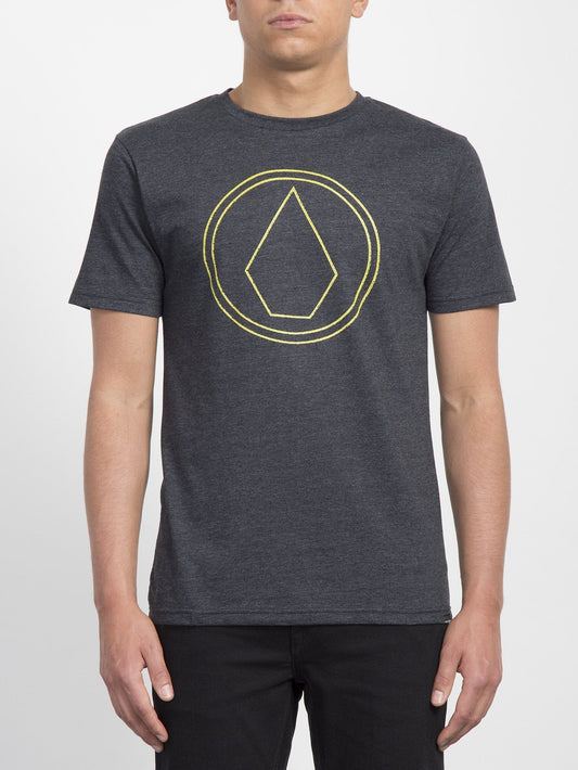 Pin Stone T-shirt  - Heather Black