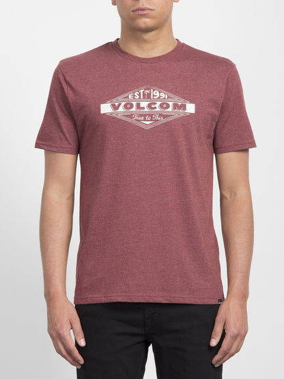 Volcom Run T-shirt  - Crimson