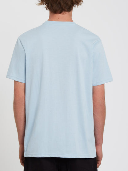 Circle Blanks Heather T-shirt - CALI BLUE HEATHER