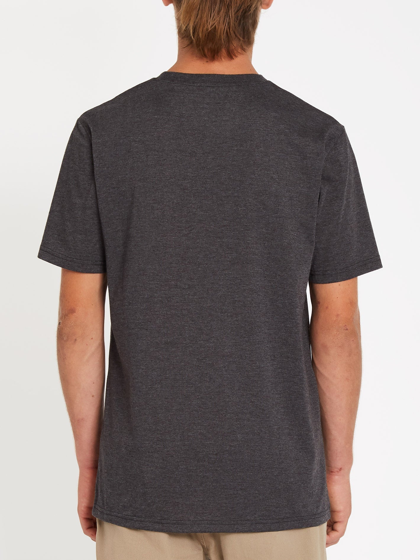 Circle Blanks T-shirt - HEATHER BLACK