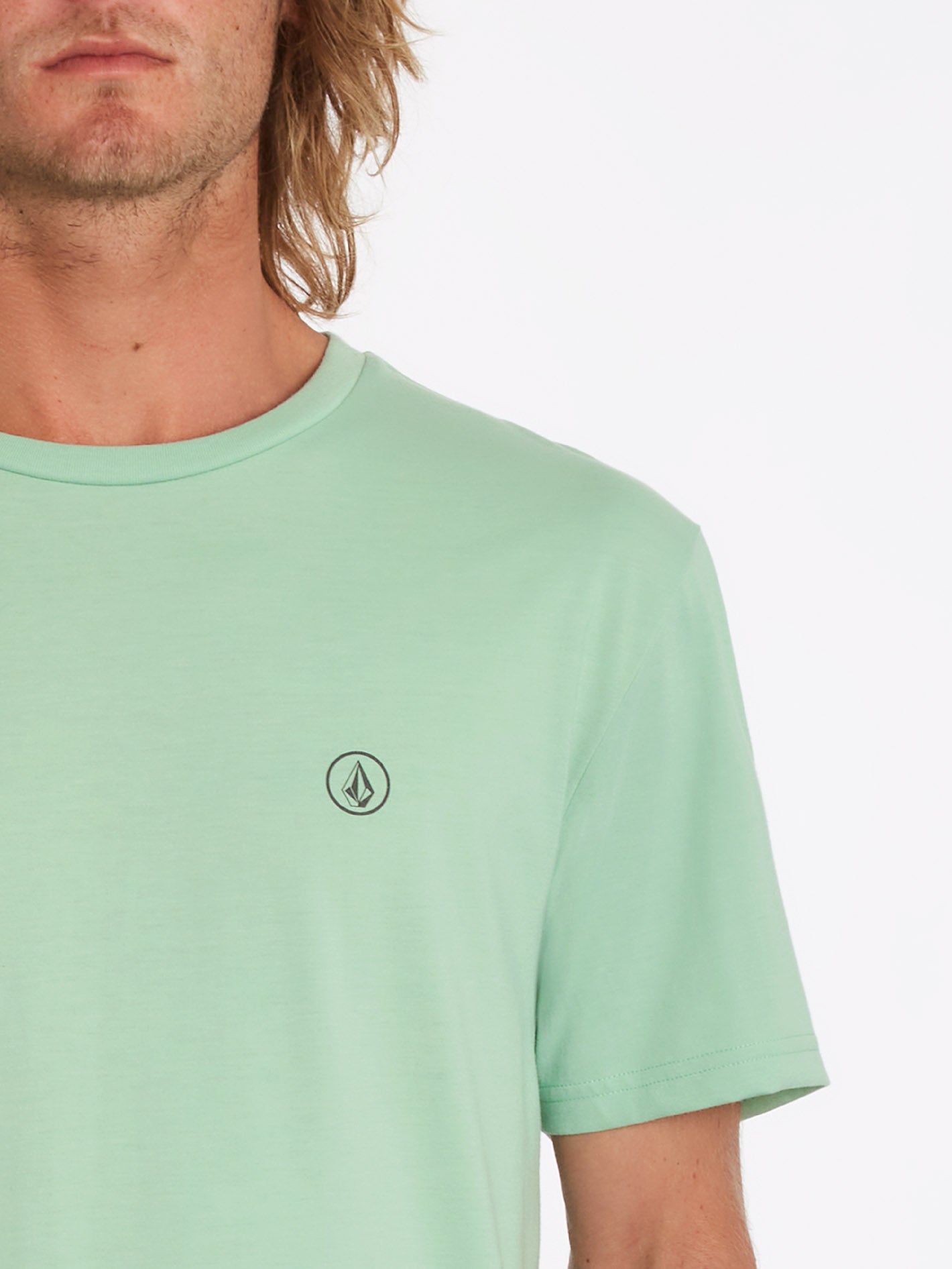 Circle Blanks T-shirt - LICHEN GREEN