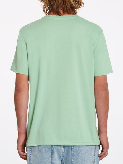Circle Blanks T-shirt - LICHEN GREEN