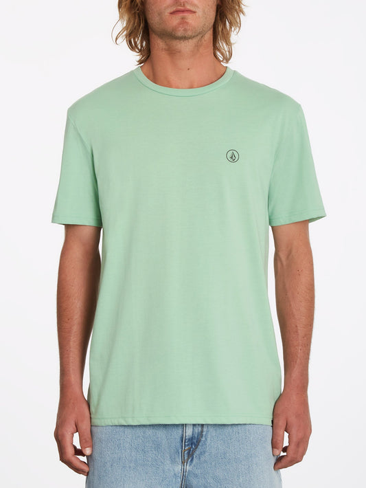 Circle Blanks T-shirt - LICHEN GREEN
