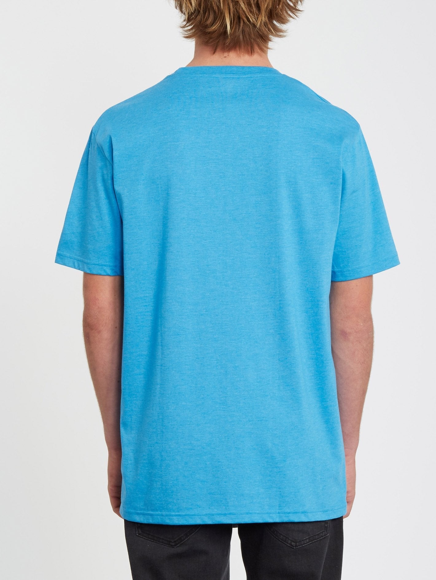 Circle Blanks Heather T-shirt - True Blue