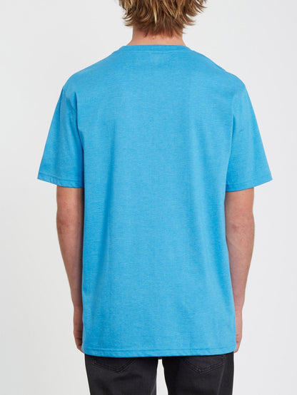 Circle Blanks Heather T-shirt - True Blue