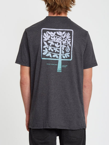Grown Heather T-shirt - Heather Black