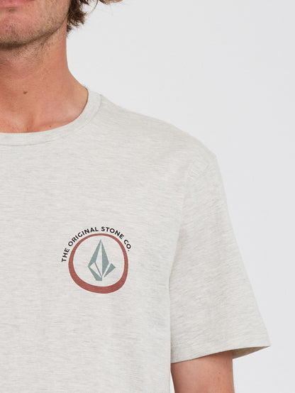 Fisheye Heather T-shirt - BONE HEATHER