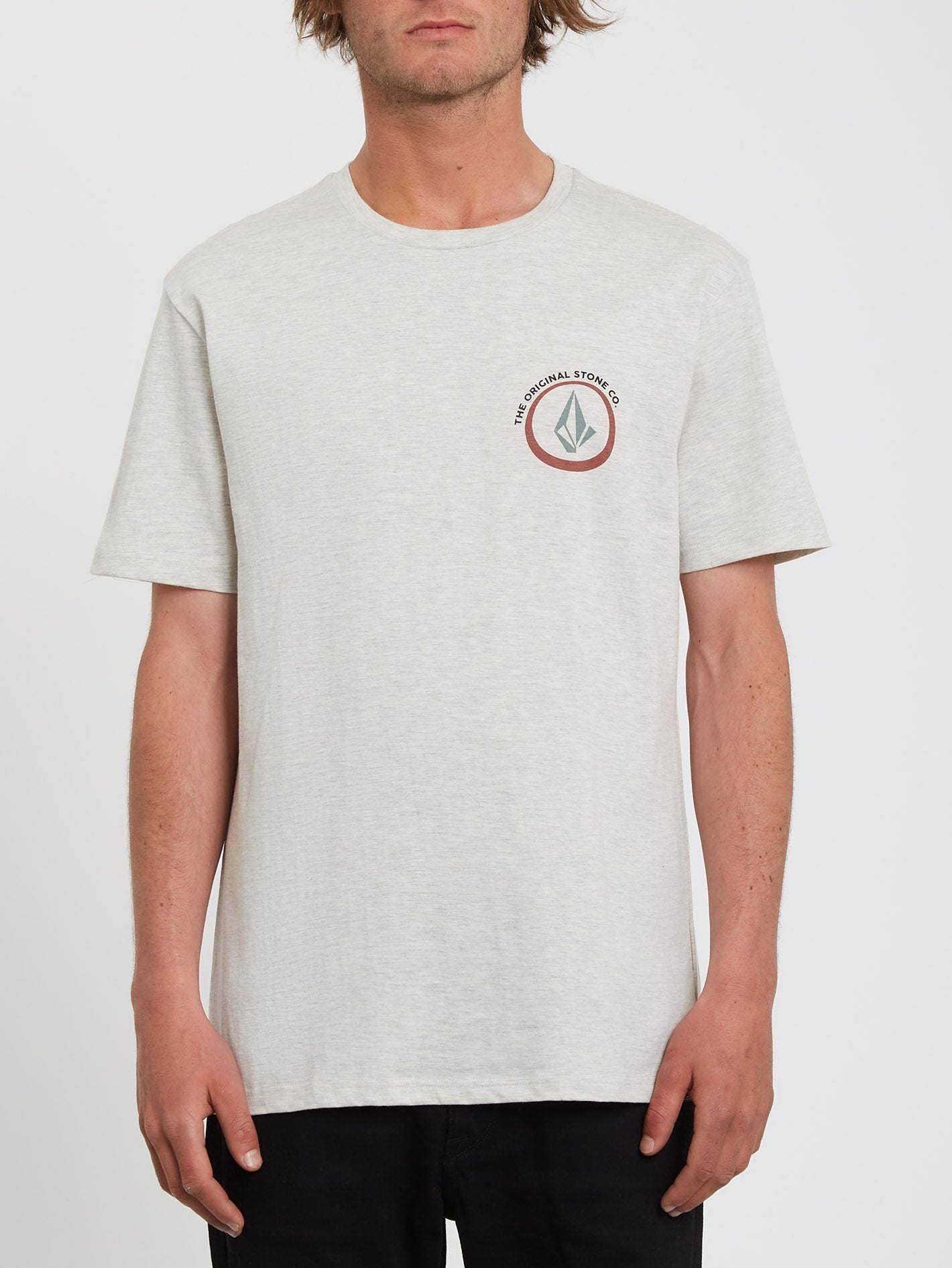 Fisheye Heather T-shirt - BONE HEATHER