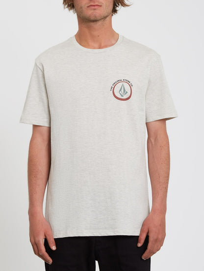 Fisheye Heather T-shirt - BONE HEATHER
