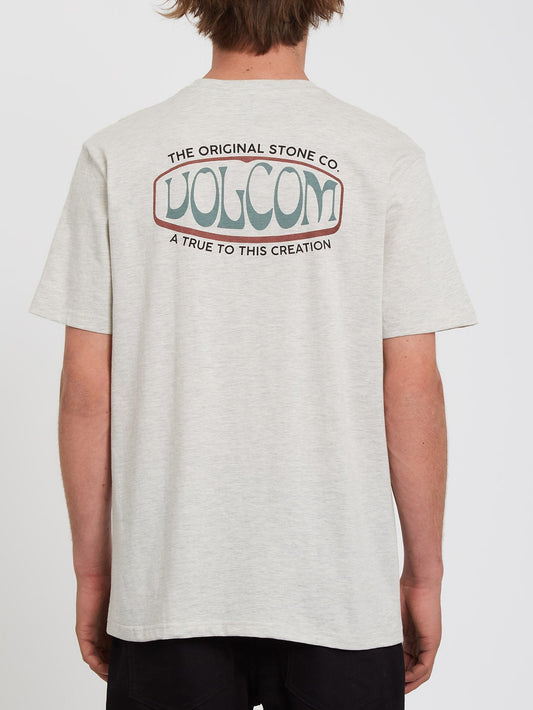 Fisheye Heather T-shirt - BONE HEATHER