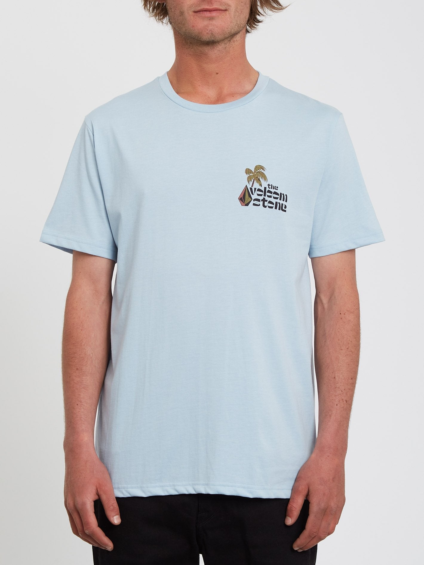 Paradise Heather T-shirt - CALI BLUE HEATHER
