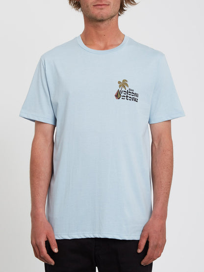 Paradise Heather T-shirt - CALI BLUE HEATHER