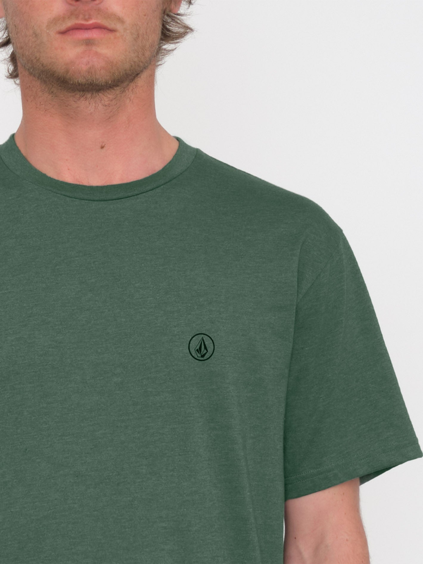 Circle Blanks T-shirt - FIR GREEN