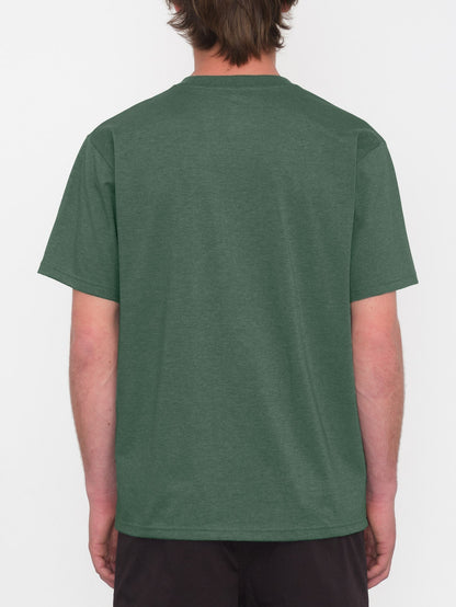 Circle Blanks T-shirt - FIR GREEN