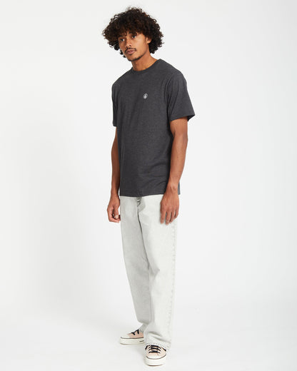 Circle Blanks T-Shirt - Heather Black
