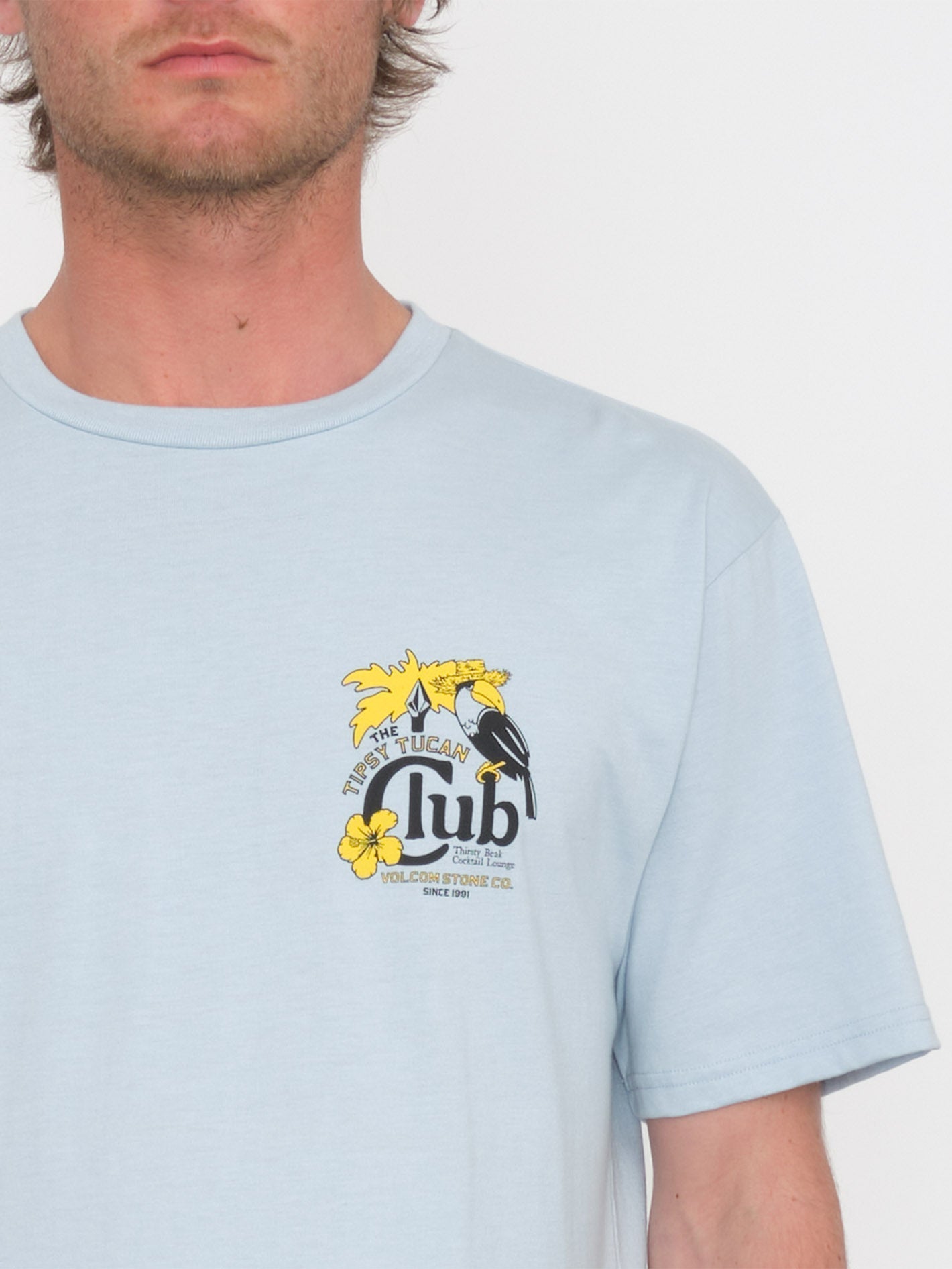 Tispy Tucan T-shirt - CELESTIAL BLUE