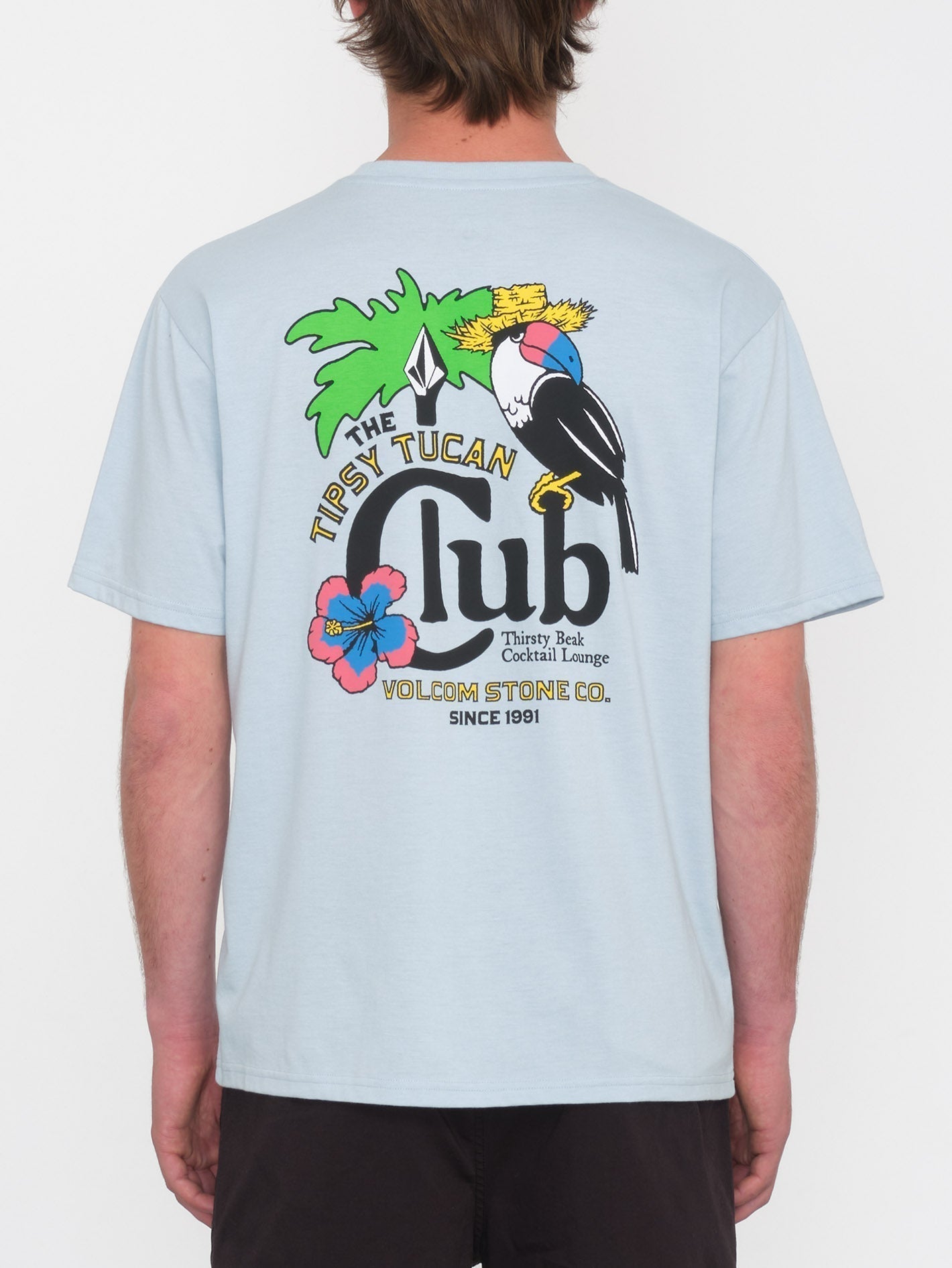 Tispy Tucan T-shirt - CELESTIAL BLUE
