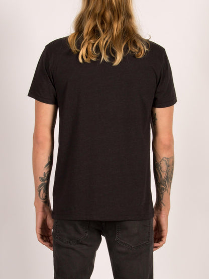 BLOOM DAY BLD SS HEATHER BLACK