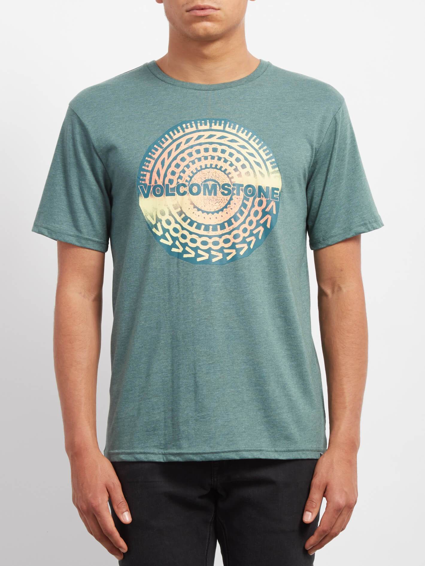 Collide Heather T-shirt - Pine