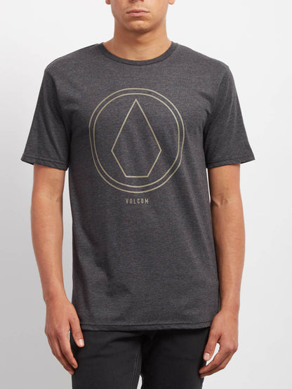 Pinline Stone Heather T-shirt - Heather Black