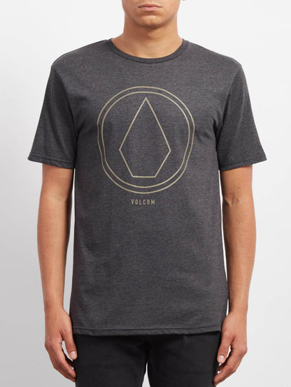 Pinline Stone Heather T-shirt - Heather Black