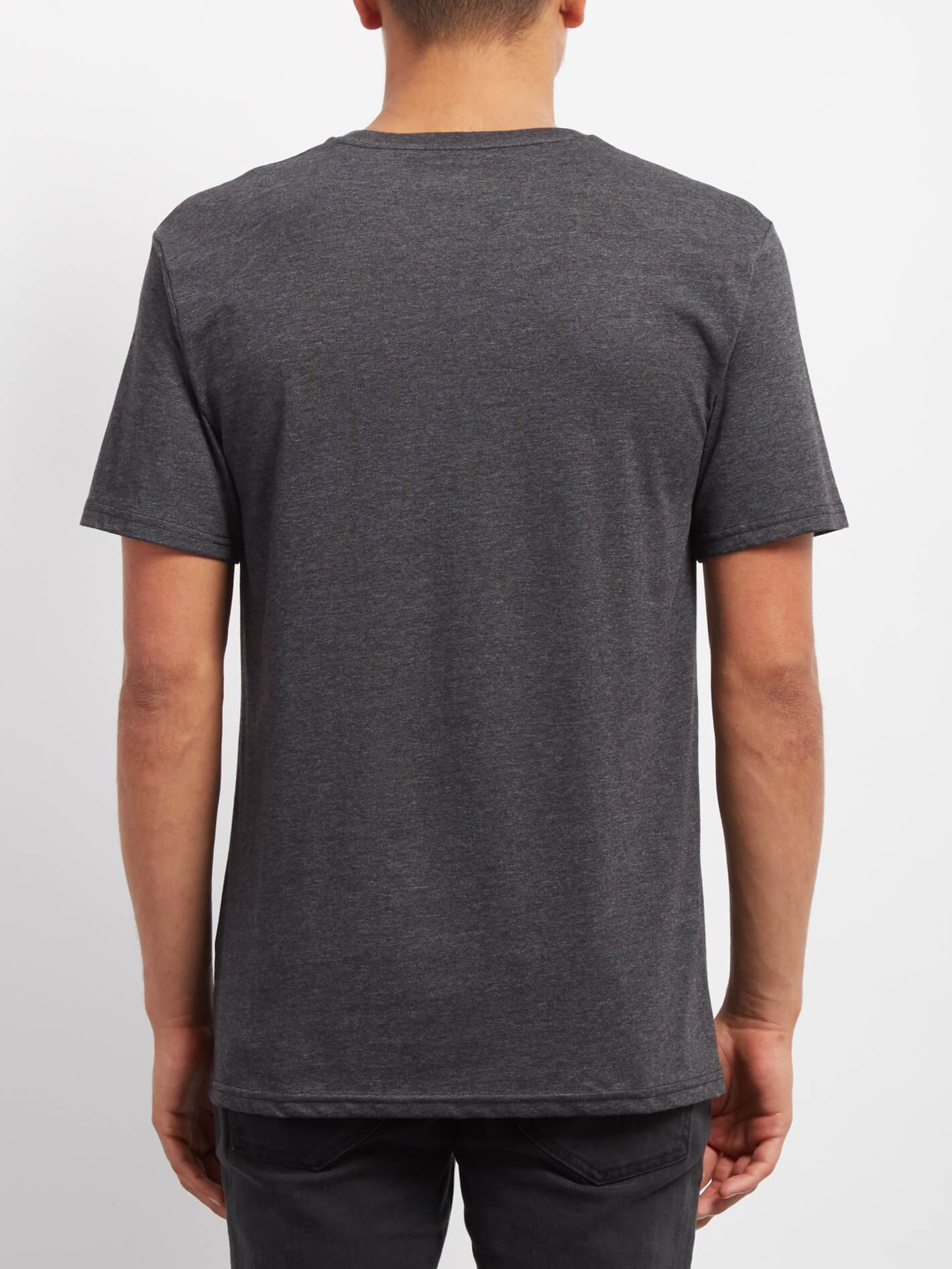 Line Tone Heather T-shirt - Heather Black